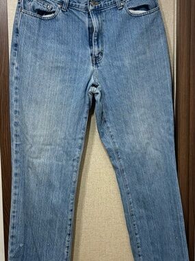 Women's Straight Light Blue Denim Jeans